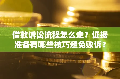 武汉借款诉讼流程怎么走？证据准备有哪些技巧避免败诉？