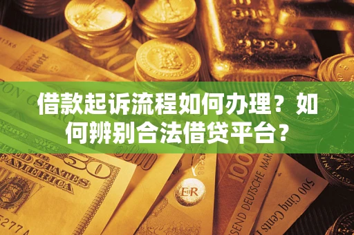 武汉借款起诉流程如何办理？如何辨别合法借贷平台？