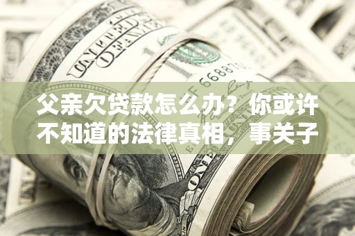 武汉父亲欠贷款怎么办？你或许不知道的法律真相，事关子女未来