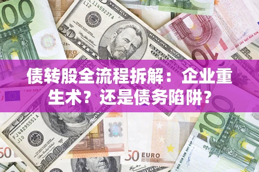 武汉债转股全流程拆解：企业重生术？还是债务陷阱？