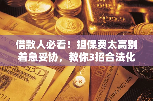 武汉借款人必看！担保费太高别着急妥协，教你3招合法化解