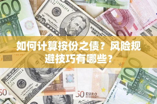 武汉如何计算按份之债？风险规避技巧有哪些？