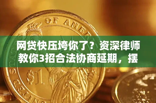 武汉网贷快压垮你了？资深律师教你3招合法协商延期，摆脱暴力催收！