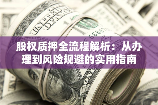 武汉股权质押全流程解析：从办理到风险规避的实用指南