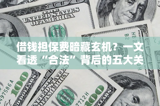 武汉借钱担保费暗藏玄机？一文看透“合法”背后的五大关键陷阱