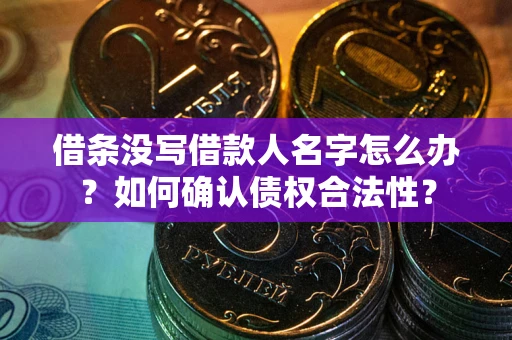武汉借条没写借款人名字怎么办？如何确认债权合法性？