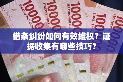 武汉借条纠纷如何有效维权？证据收集有哪些技巧？