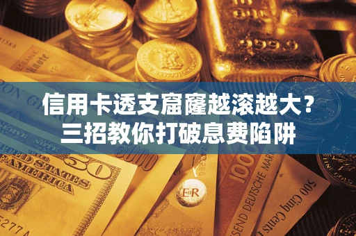 武汉信用卡透支窟窿越滚越大？三招教你打破息费陷阱
