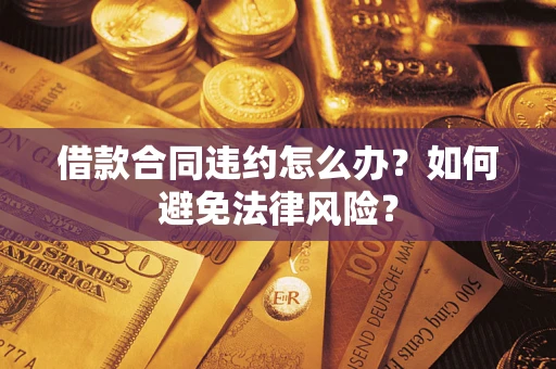 武汉借款合同违约怎么办？如何避免法律风险？