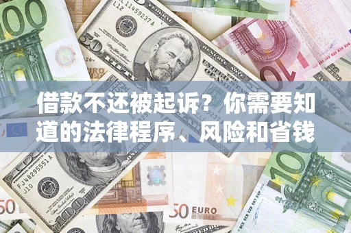 武汉借款不还被起诉？你需要知道的法律程序、风险和省钱技巧