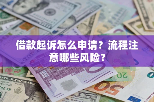 武汉借款起诉怎么申请？流程注意哪些风险？